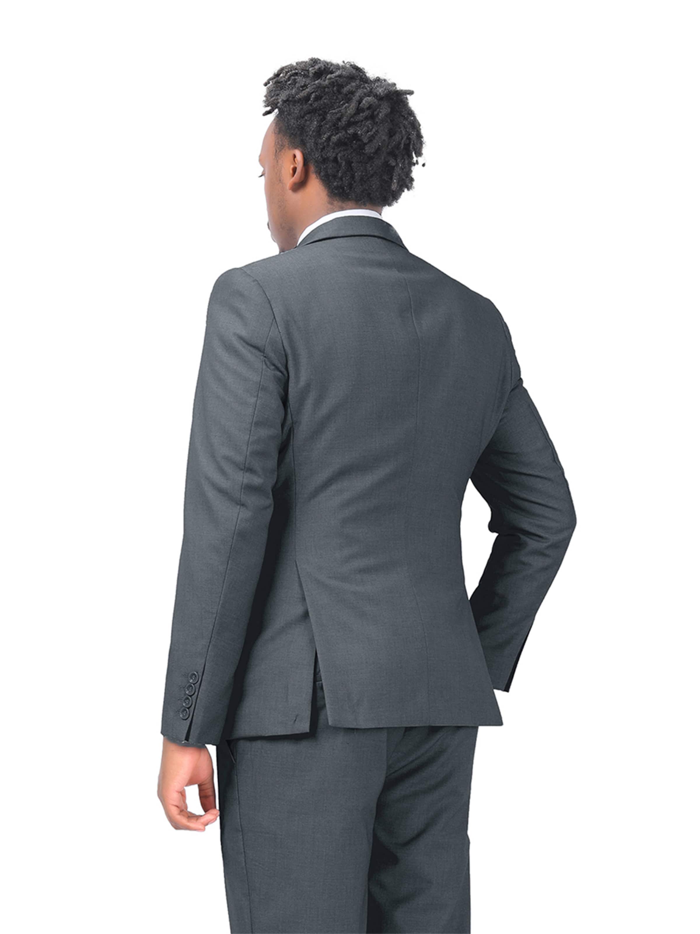Youthup Slim fit Suit Jacket in Grey