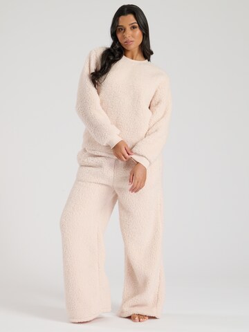 Loungeable Hausanzug in Beige