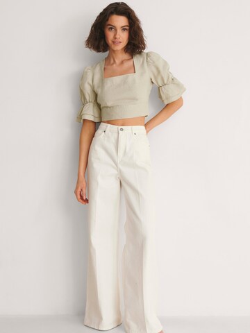 NA-KD Blouse in Beige