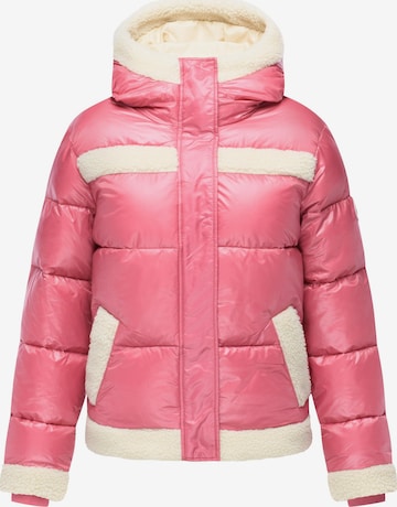 Ragwear - Casaco de inverno 'Editah Youmodo' em rosa: frente