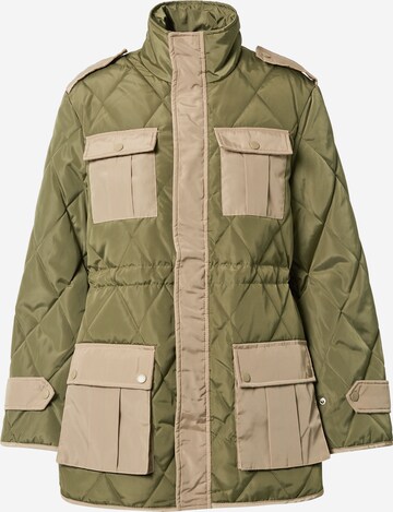 Neo Noir Between-Season Jacket 'Cindi' in Green: front