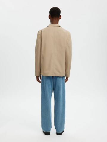 Comfort fit Giacca da completo di SELECTED in grigio