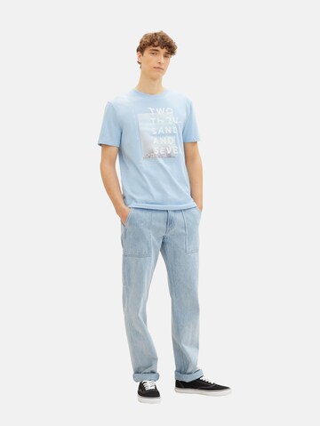 TOM TAILOR DENIM T-Shirt in Blau