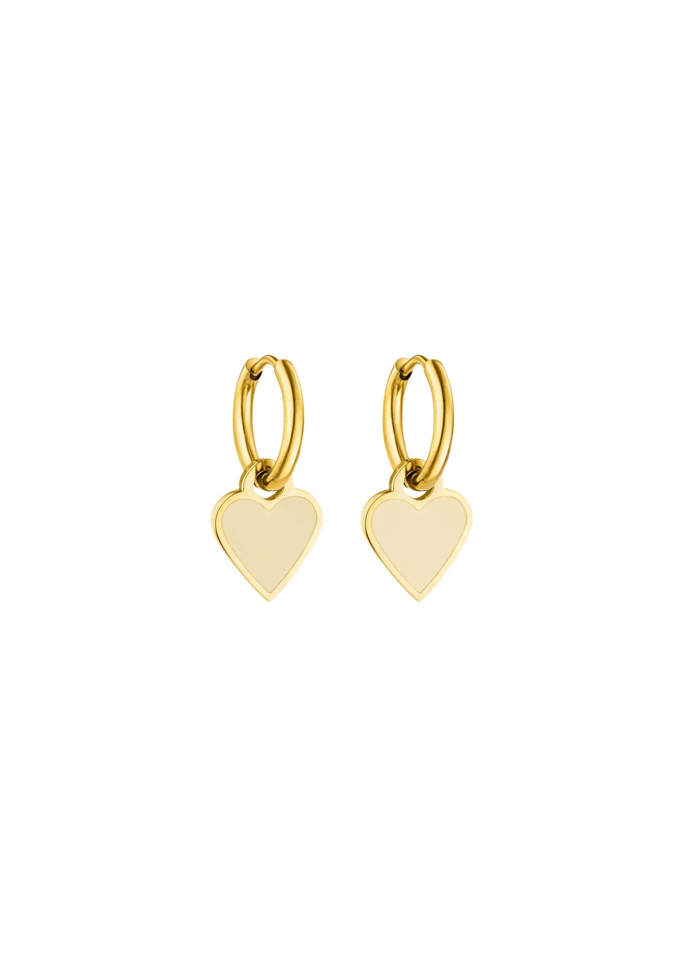 PURELEI - Pendientes en oro: frente
