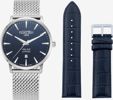 Montre à affichage analogique Roamer en bleu : devant