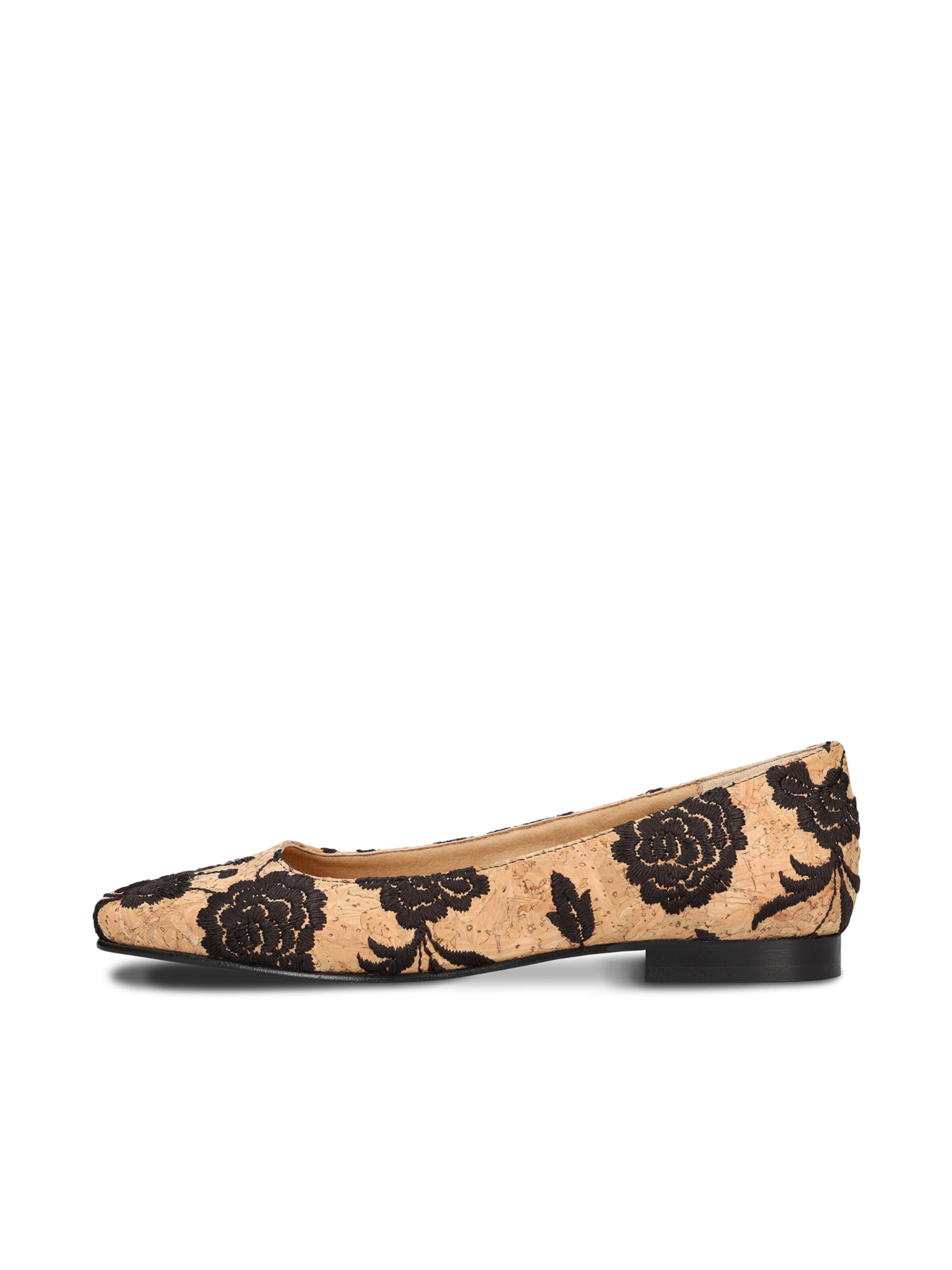 nae Vegan Shoes - Sabrina 'Louise Cork' em castanho: frente