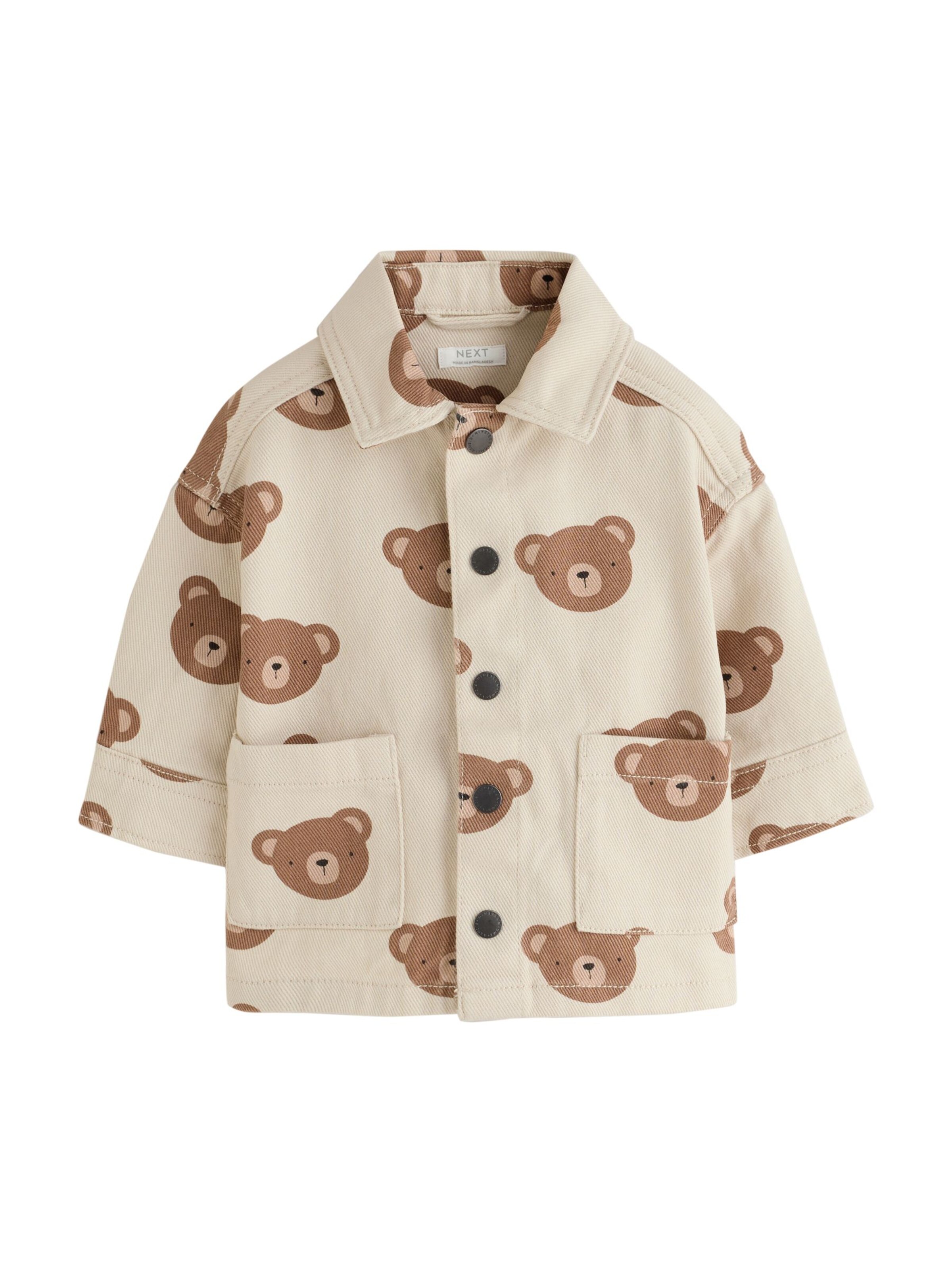 Next Regular Fit Paita värissä beige: etupuoli