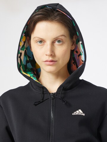 ADIDAS SPORTSWEAR Sportief sweatvest 'Graphic ' in Zwart