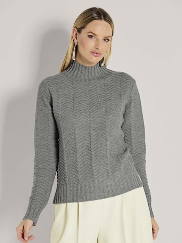 Pull-over MADELEINE en gris : devant