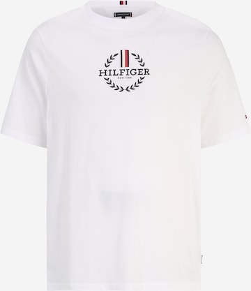 Tommy Hilfiger Big & Tall Shirt in Wit: voorkant