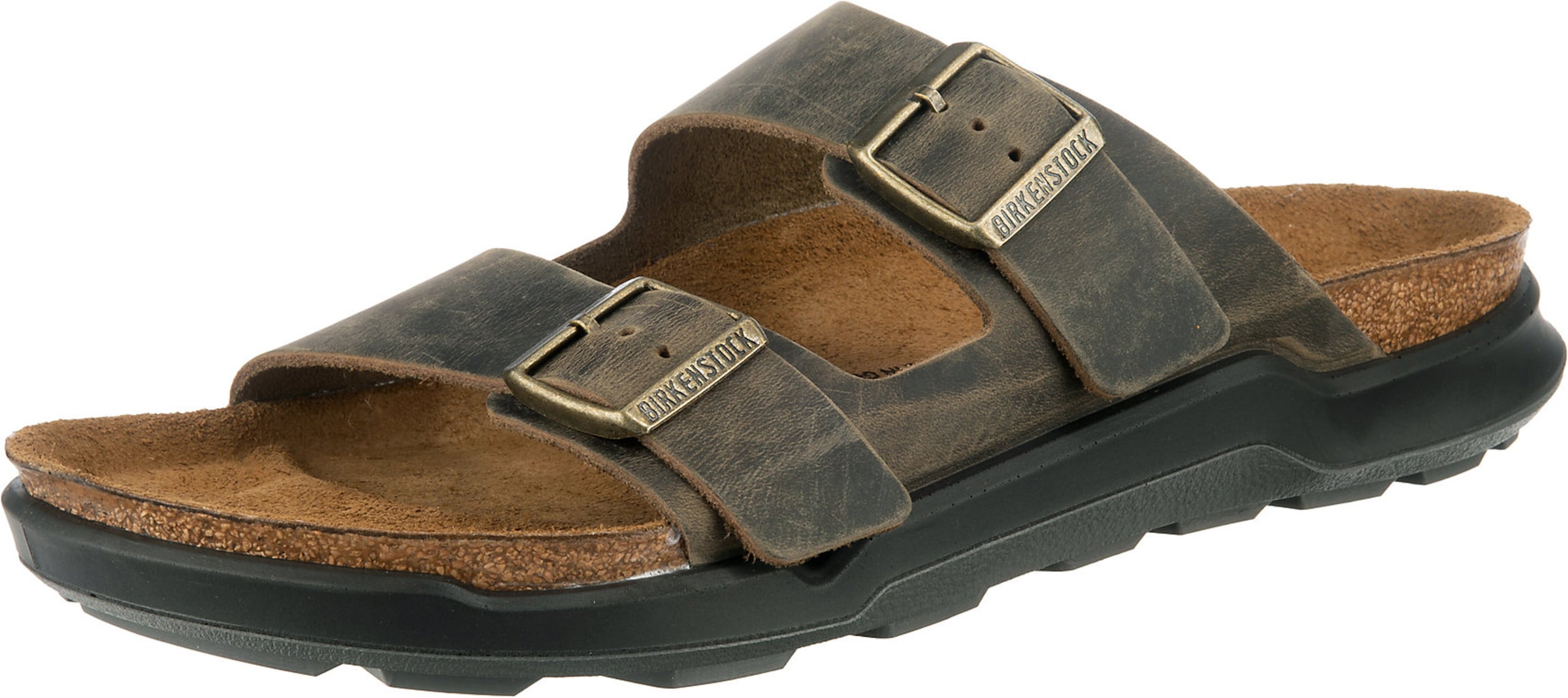 BIRKENSTOCK Muiltjes 'Arizona' in Groen: voorkant