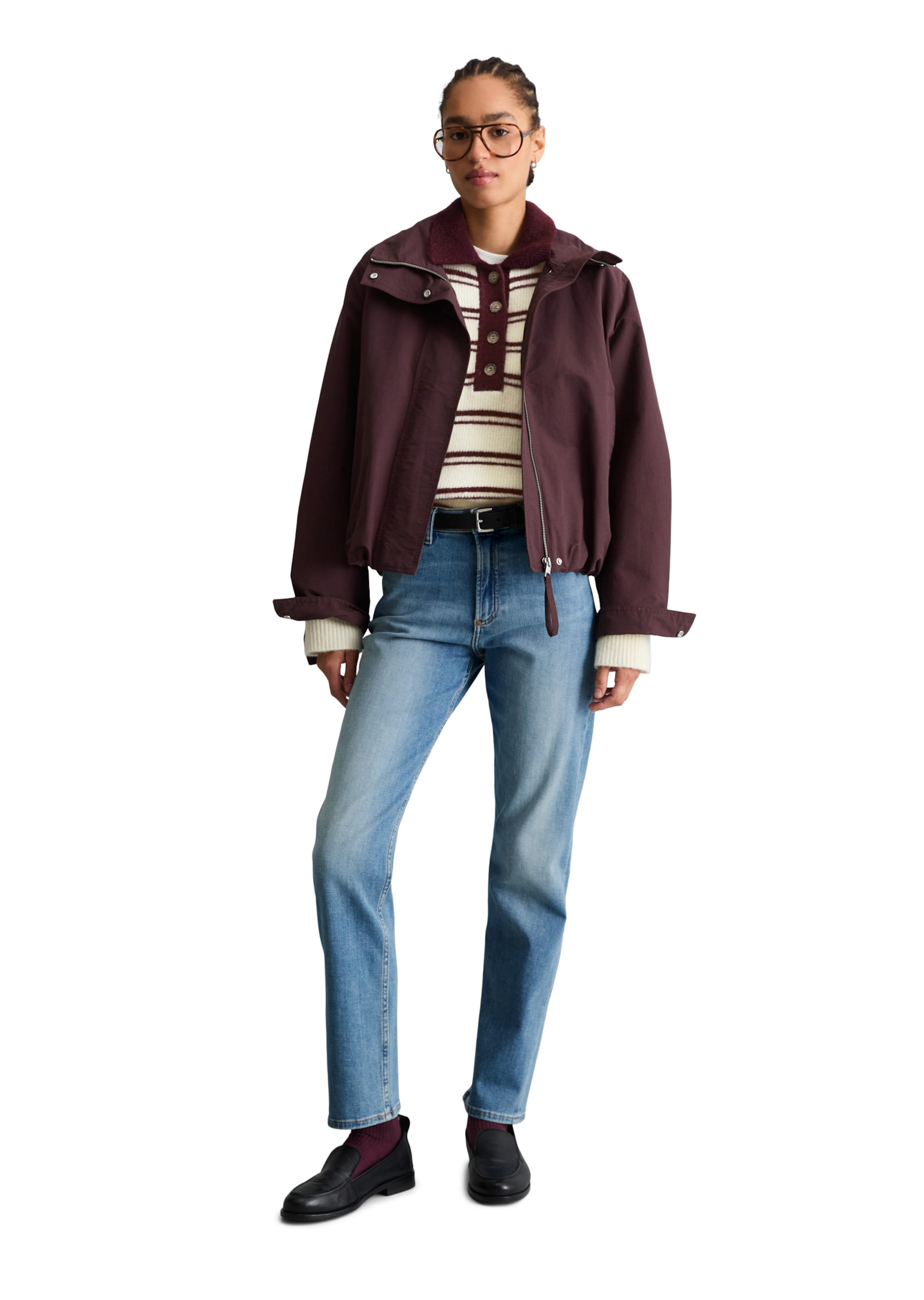 Marc O'Polo DENIM Between-season jacket in Red