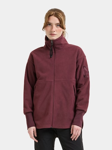 Didriksons Athletic fleece jacket 'RONJA' in Red: front