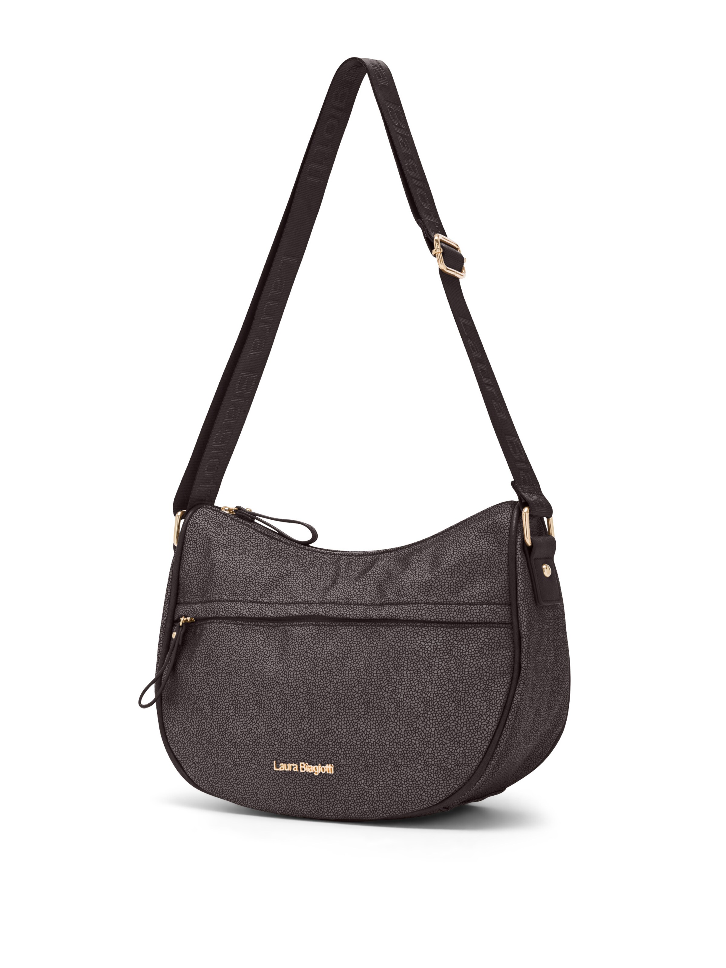 Borsa a tracolla 'Lorde 26' di Laura Biagiotti in marrone: frontale