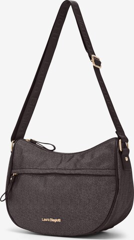 Borsa a tracolla 'Lorde 26' di Laura Biagiotti in marrone: frontale