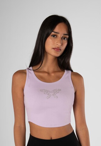 Felicious Top in Lila: voorkant