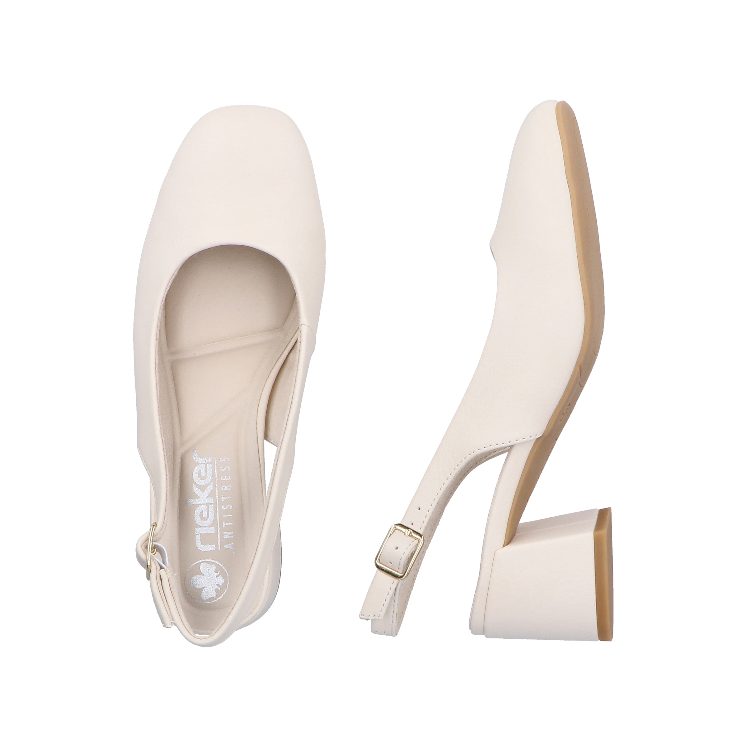 Rieker Slingback Pumps in Beige