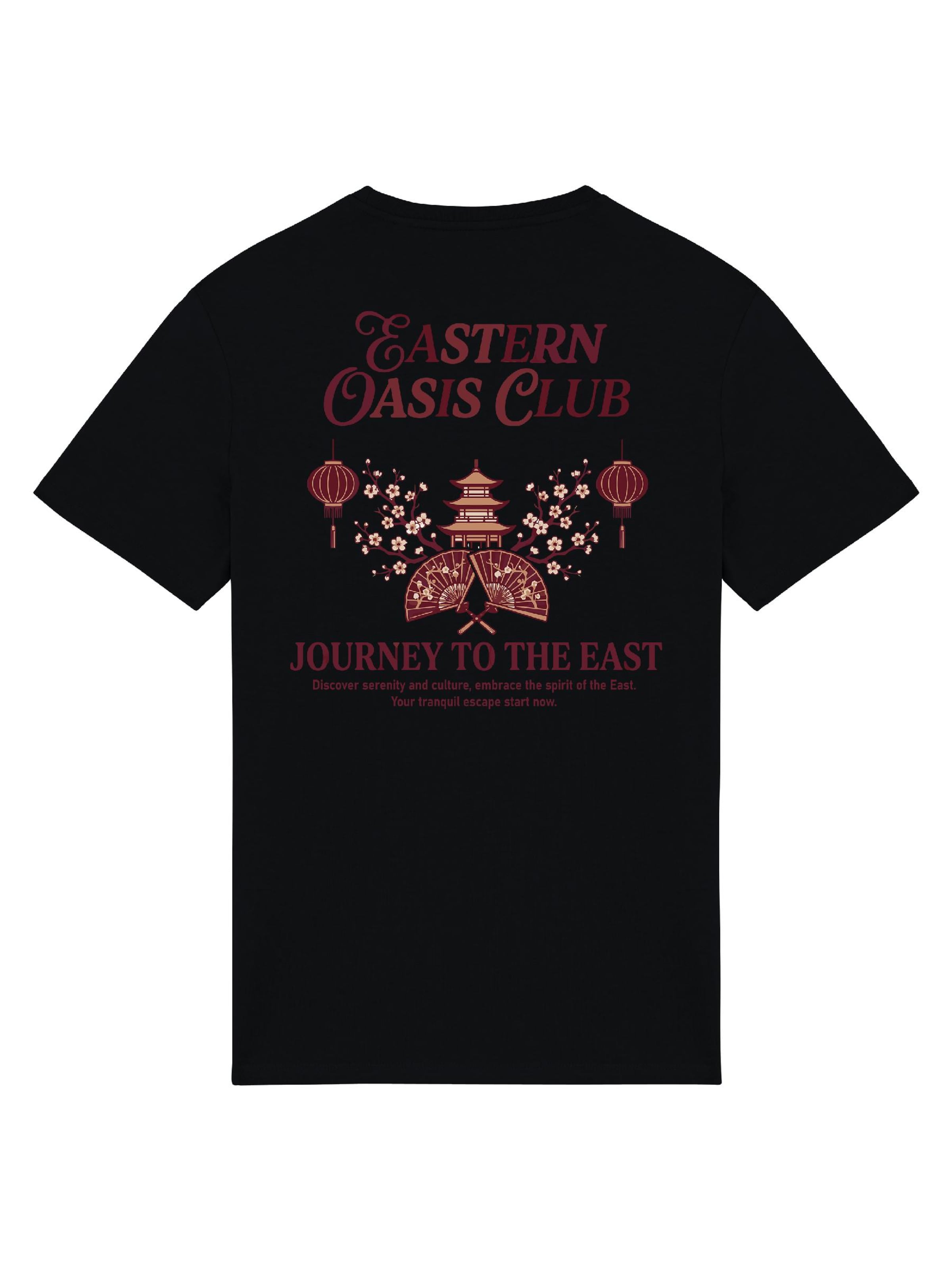 RoamLikeSummer Shirt 'Eastern Oasis Club' in Black