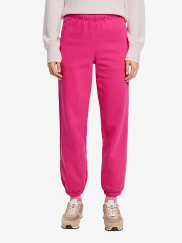 ESPRIT Tapered Broek in Roze