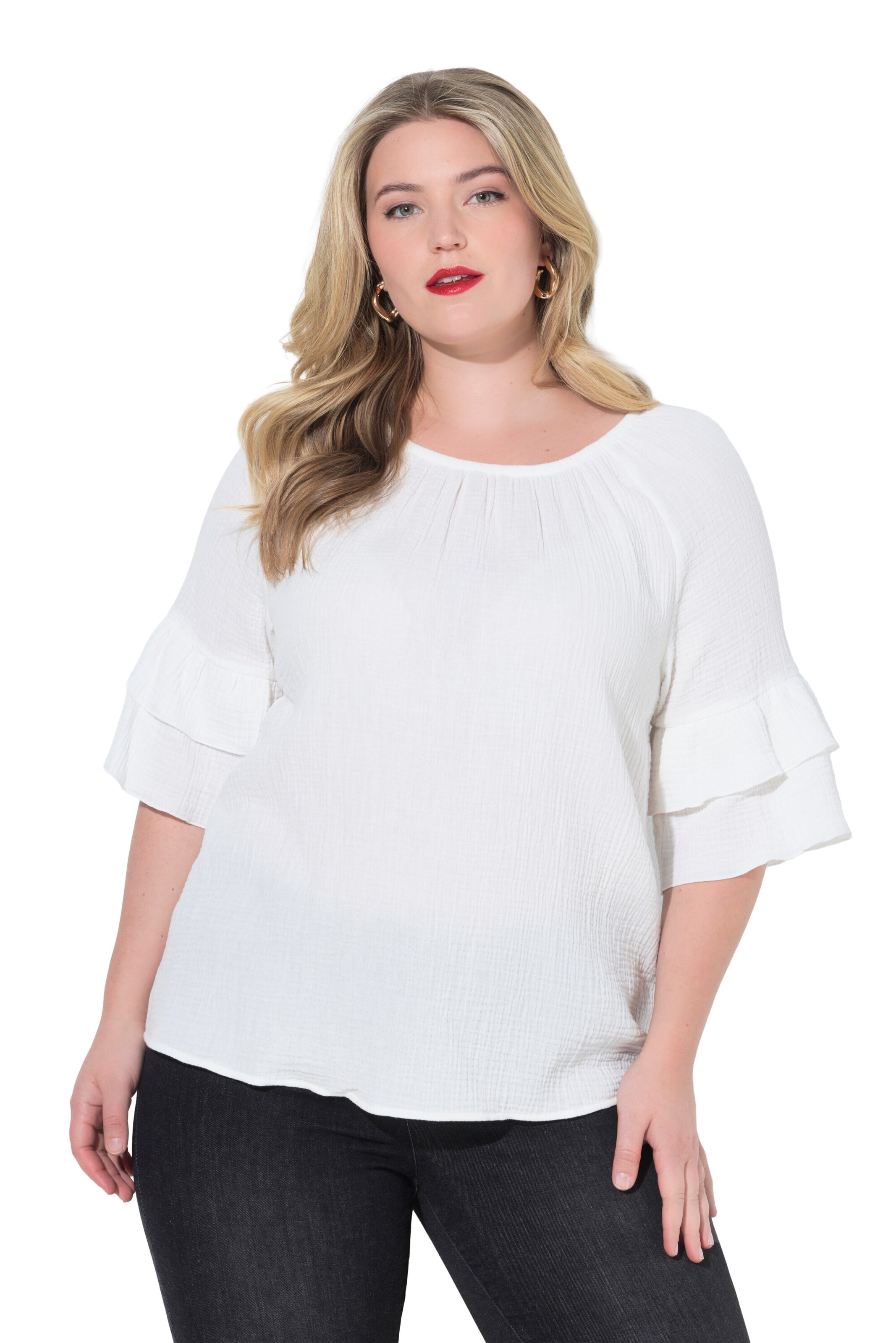 MIAMODA Bluse in Weiß: Vorderseite