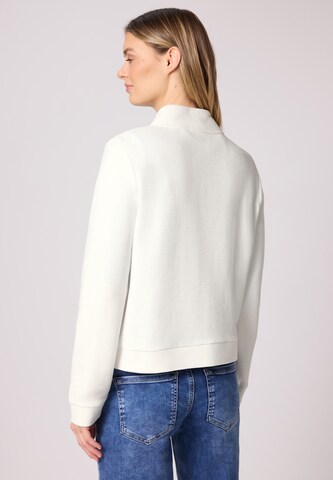 STREET ONE Sweatjacke in Weiß