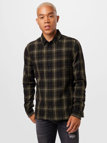 tigha Regular fit Button Up Shirt 'Loan' in Black: front