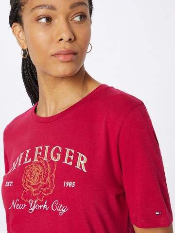 TOMMY HILFIGER T-Shirt in Rot