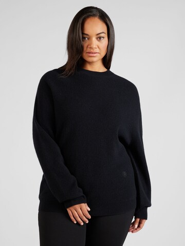 Pull-over Tommy Hilfiger Curve en noir : devant