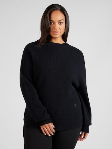 Tommy Hilfiger Curve Sweater in Black: front