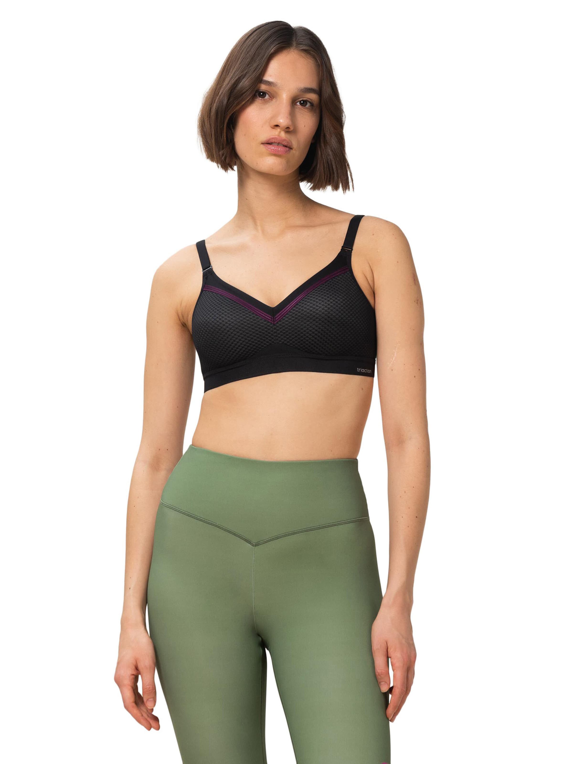 TRIUMPH - Máxima sujeción Sujetador deportivo ' Triaction Free Motion ' en negro: frente