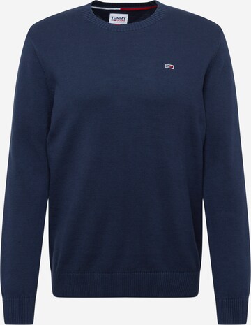 Pull-over 'Essential' Tommy Jeans en bleu : devant