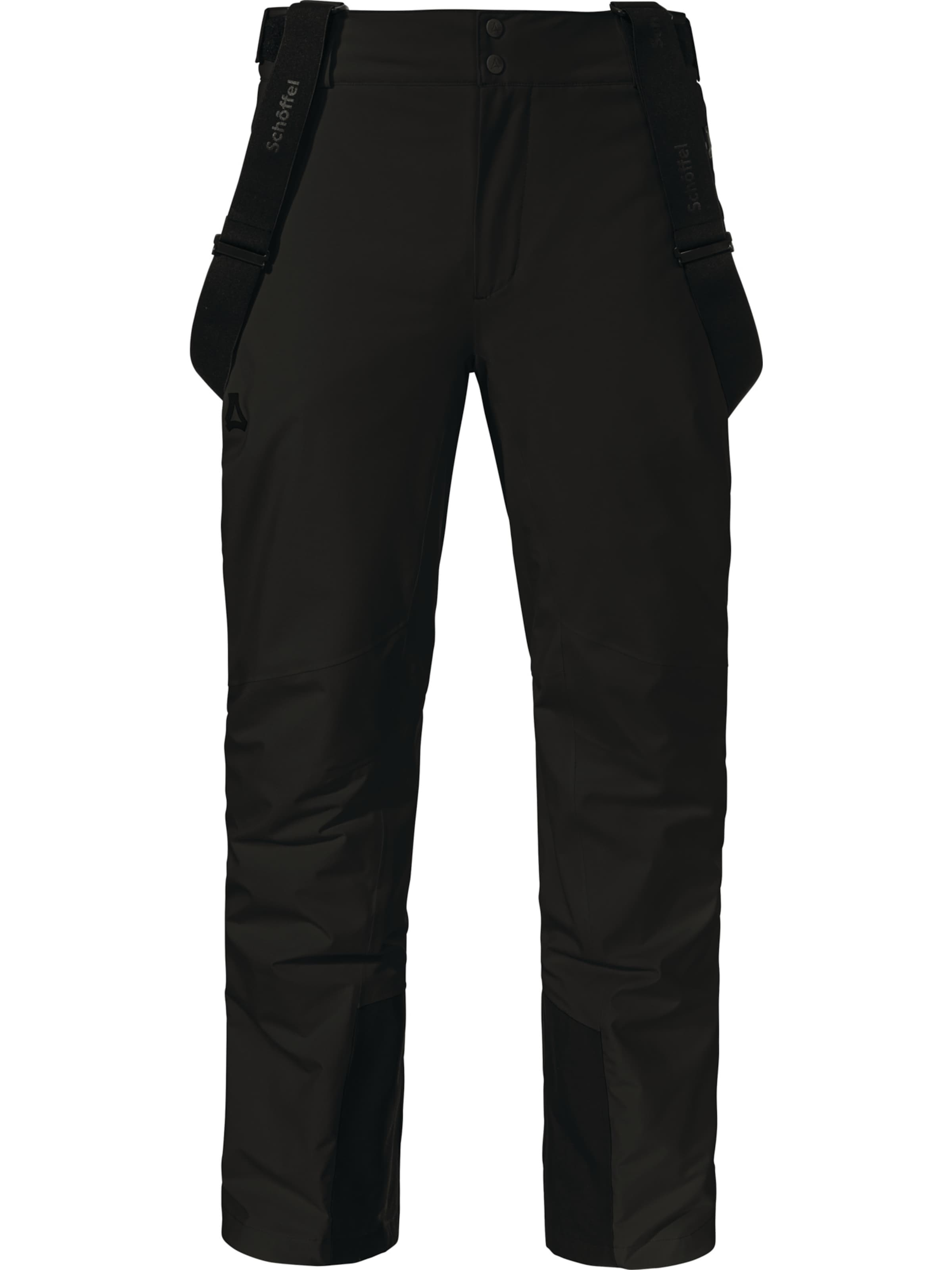 Schöffel Regular Latzhose 'Pine' in Schwarz: Vorderseite