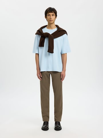 T-Shirt SELECTED en bleu