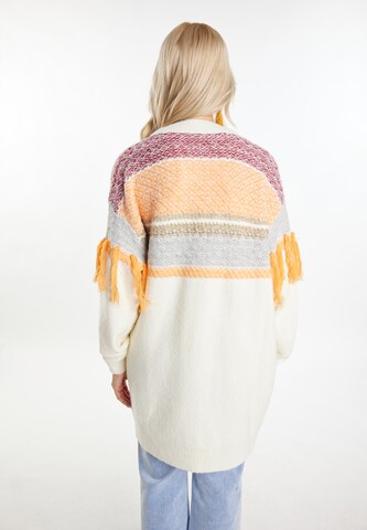 IZIA Knit cardigan 'Eyota' in White