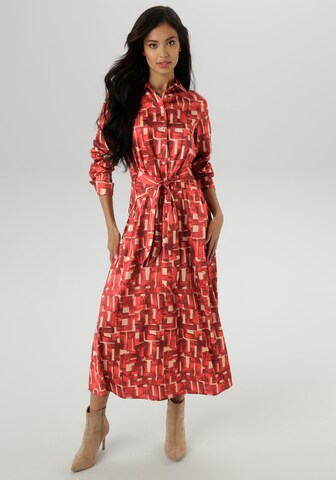 Aniston SELECTED Kleid in Rot