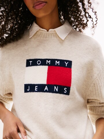 Tommy Jeans Pullover i beige