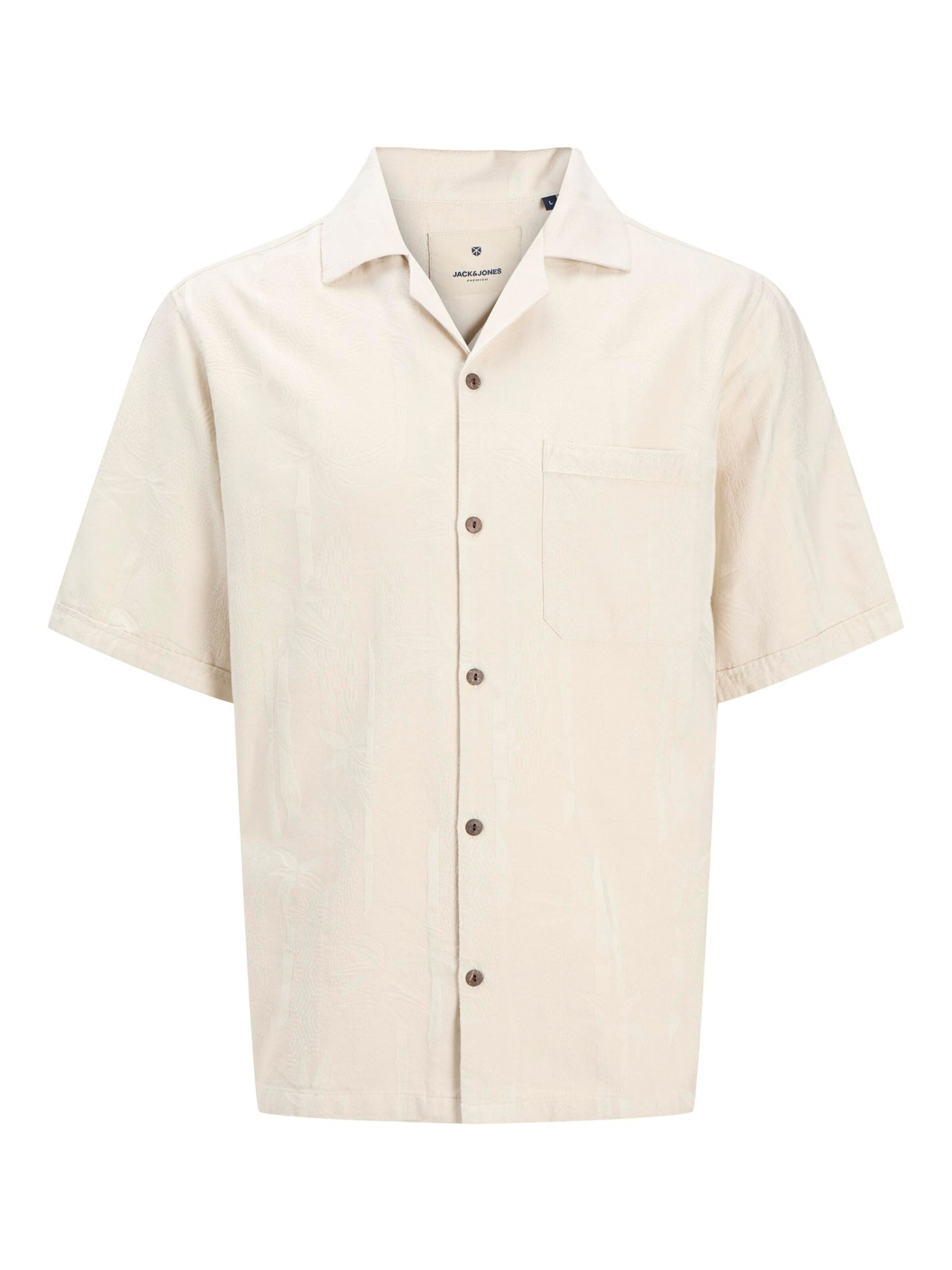 JACK & JONES Overhemd 'JPRBLULUKE' in Wit: voorkant