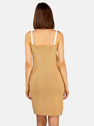 TOOche Dress in Beige