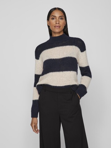 VILA Sweater 'Bailey' in Blue: front