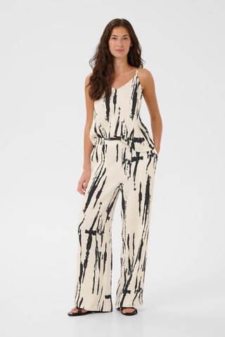 CULTURE Wide leg Pants 'CUOra' in White