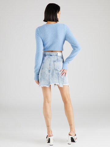 Hoermanseder x About You Skirt 'Hanni' in Blue