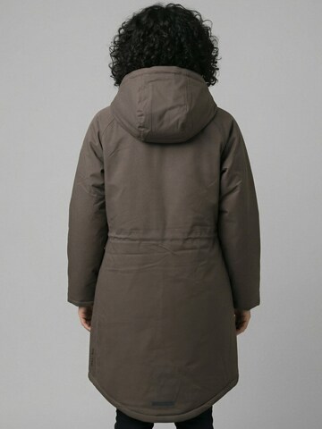 Derbe Winter Coat 'Deutholm' in Brown