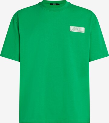 Karl Lagerfeld - Camisa 'Ikonik 2.0' em verde: frente