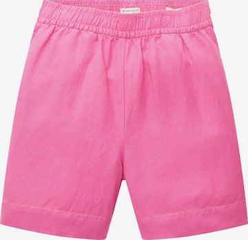 TOM TAILOR Loosefit Broek in Roze: voorkant