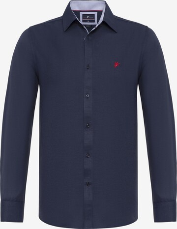 Chemise 'BRADLEY' DENIM CULTURE en bleu : devant