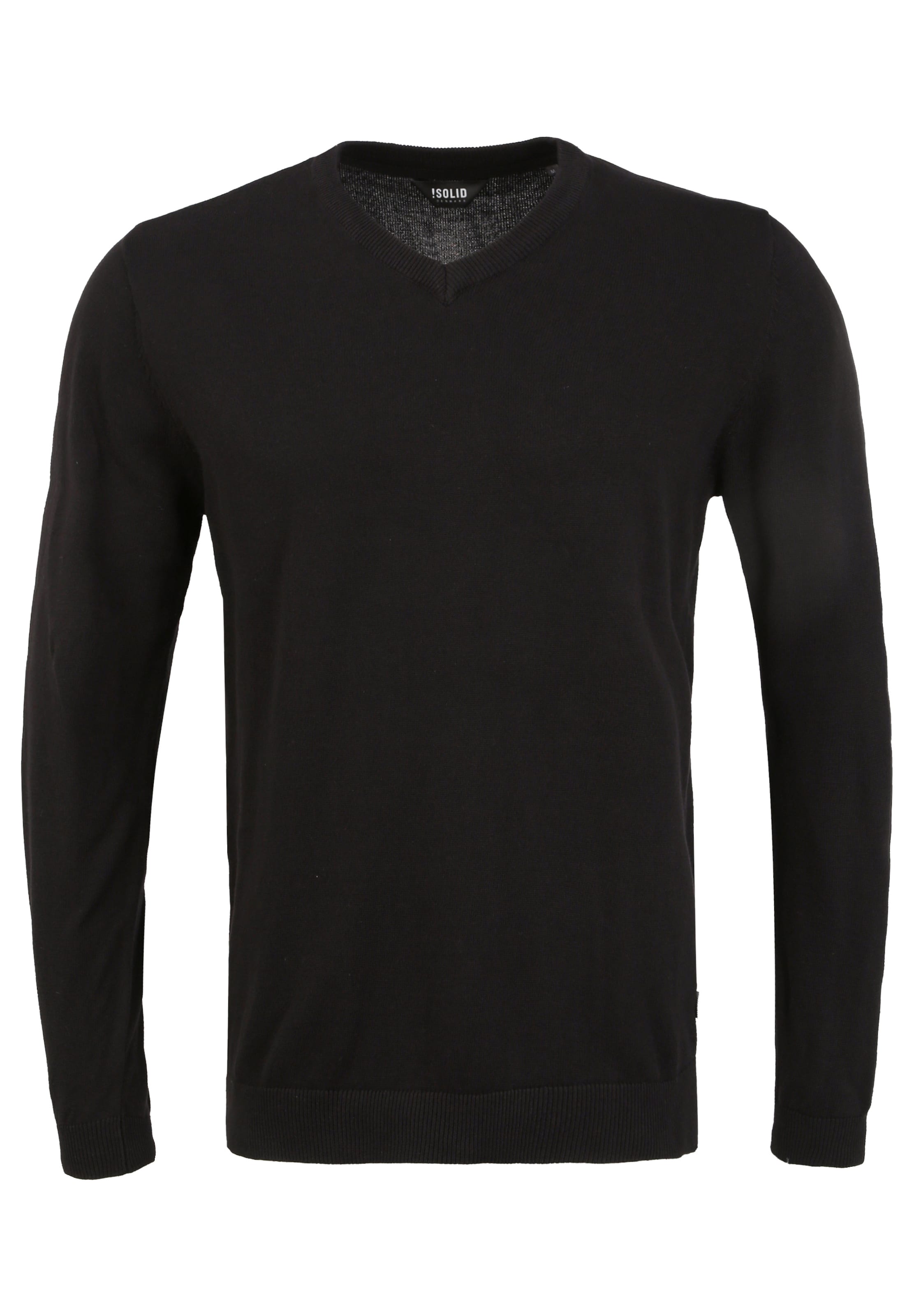 !Solid Pullover 'Alegre' in Schwarz: Vorderseite
