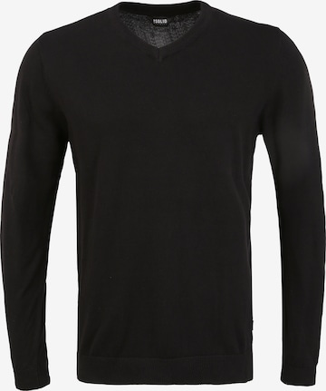 !Solid Pullover 'Alegre' in Schwarz: predná strana