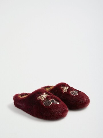 Lipsy - Zapatillas de casa en rojo