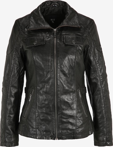 H.I.S Between-Season Jacket in Black: front