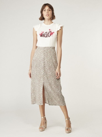 NAF NAF Skirt 'Meenito' in Beige